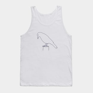 Crow on a Post Tank Top